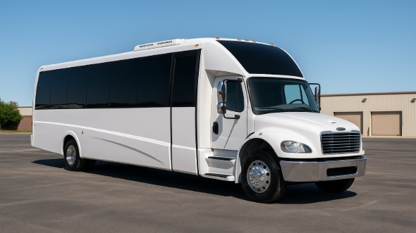 Exterior of Nevada Party Bus Company's 30 Passenger Minibus in Nevada