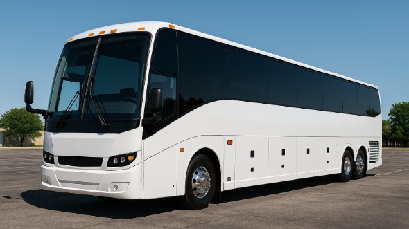 Exterior of Nevada Party Bus Company's 44 Passenger Charter Bus in Nevada