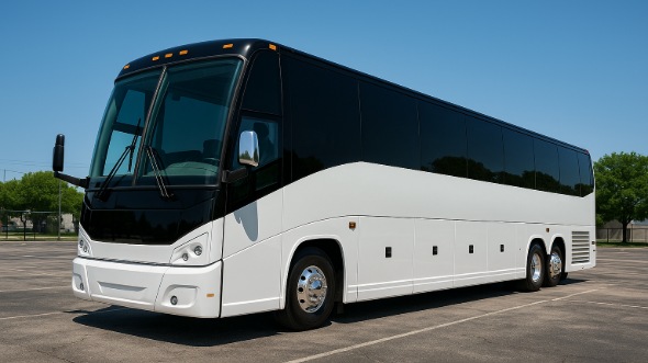 Exterior of Nevada Party Bus Company's 47 Passenger Charter Bus in Nevada