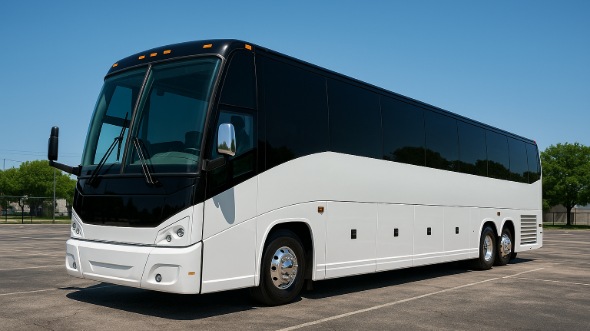 Exterior of Mesquite Party Bus Company's 50 Passenger Party Bus in Mesquite