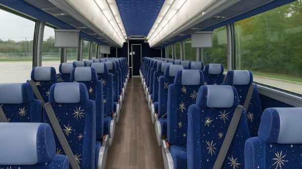 nevada 54 passenger charter bus interior