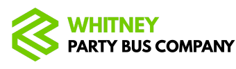 whitney party bus company logo